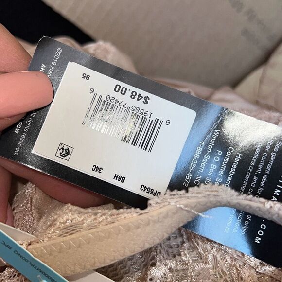 Bali Lace NWT Desire Underwire Bra Adjustable Comfort-U Straps 34C - Picture 5 of 5